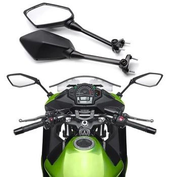 Мотоциклетные Боковые Зеркала заднего Вида Для Kawasaki Ninja 650R 2009-2016 400R 2010-2014 1000 Z1000SX 2011-2014 ER6F ER-6F 2009-2016