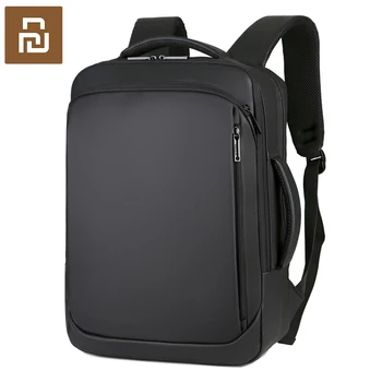 Мужской рюкзак Youpin, многофункциональный деловой рюкзак для ноутбука, USB-зарядка, водонепроницаемая пленка, мужская деловая сумка, повседневная сумка