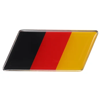 Наклейка с эмблемой немецкого флага на передней решетке радиатора и бампере для автомобиля