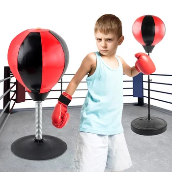 Настольный Боксерский тренировочный мяч Шасси для ремня Бытовой Набор боксерских мячей Тренажеры для занятий боксом Детская Обучающая комбинация для бокса
