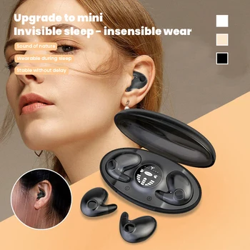 Новейшие беспроводные наушники Bluetooth 5.3 2023 года, мини-наушники с шумоподавлением высокого качества, удобные наушники Bluetooth для сна