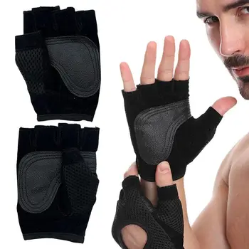 Новые мотоциклетные перчатки на полпальца с противоскользящей подкладкой, дышащие Перчатки для шоссейного велосипеда, Эластичные Спортивные перчатки для велоспорта, занятий фитнесом