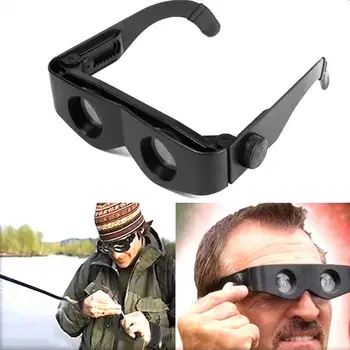 Новые уличные портативные очки для рыболовного телескопа в пластиковой оправе, Увеличительное стекло для рыбалки, Бинокль HD, устанавливаемый на голову, Рыболовные очки