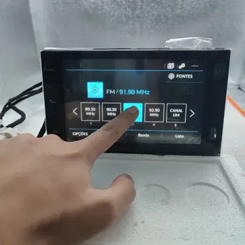 НОВЫЙ 7-Дюймовый 50-Контактный Черный Сенсорный Экран Со Стеклянным Цифрователем Для Peugeot 208 2008 Citroën C4 Lounge Автомобильный DVD-радио Плеер GPS Навигация