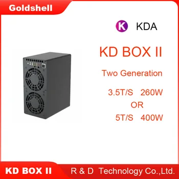 Новый KDA Miner kd box 2 Goldshell KD BOX II Kadena box miner 5T 400W srever Бесшумный майнер лучше goldshell kd box pro miner