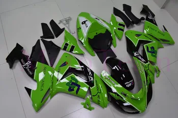 Новый комплект обтекателей кузов ABS мотоцикл moto (литье под давлением) Зеленый для Kawasaki Ninja ZX-10R ZX10R ZX 10R 2006 2007 06 07
