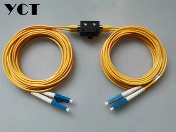 Оптоволоконная перемычка с 2 разделениями, 2 однорежимных регулируемых аттенюатора с LC-головкой, оптоволоконная перемычка, оптический разветвитель можно настроить