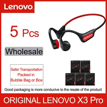 Оптовые Наушники Lenovo X3Pro X3 Pro с костной проводимостью Bluetooth, Спортивные Беспроводные наушники, Музыкальные наушники для звонков высокой четкости
