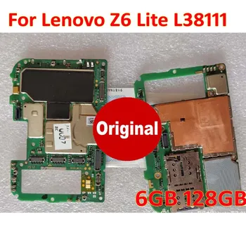 Оригинальная протестированная мобильная электронная панель материнская плата для Lenovo Z6 Lite L38111 Плата за материнскую плату с чипами и гибким кабелем