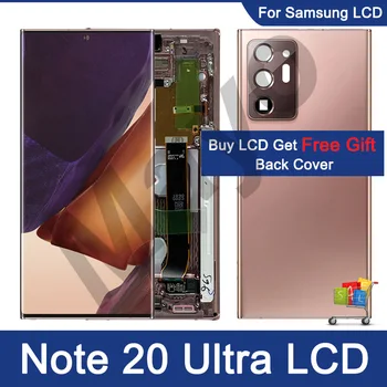 Оригинальный Amoled ЖК-дисплей Для Samsung Galaxy Note 20 Ultra ЖК-дисплей N985 N986 Сенсорный Экран Дигитайзер Note20 Ultra 5G N985F N986B