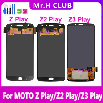 Оригинальный ЖК-дисплей Для Motorola Moto Z2 Play XT1710 Z3 Play XT1929 ЖК-дисплей С Сенсорным Экраном и Цифровым Преобразователем В сборе Для MOTO Z Play XT1635