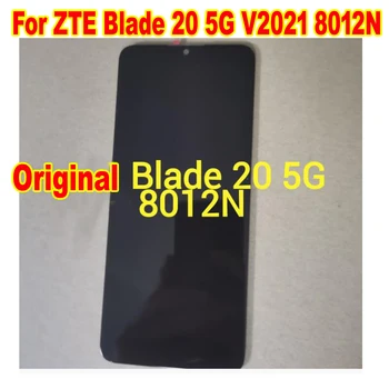 Оригинальный Лучший Рабочий Стеклянный ЖК-Дисплей С Сенсорным Экраном Digitizer Assembly Sensor Для ZTE Blade 20 5G 8012N V2021 Phone Pantalla