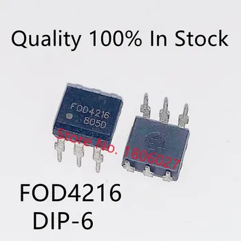 Отправьте бесплатно 10ШТ FOD4216 DIP-6 Новых оригинальных электронных интегральных схем, которые продаются хитом продаж