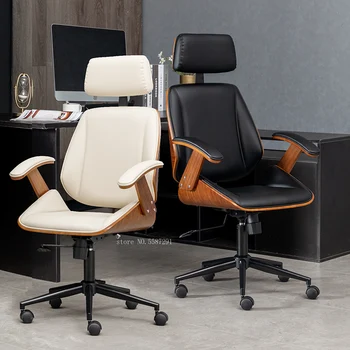 Офисные стулья, современная мебель для дома, Подъемное кресло с поворотной спинкой, Удобное компьютерное кресло для босса, Эргономичная Силла