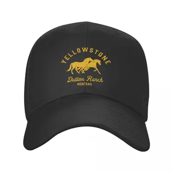 Персонализированная бейсболка Dutton Ranch Yellowstone Для женщин и мужчин, Дышащая шляпа для папы, летние шляпы для улицы, бейсболки Snapback