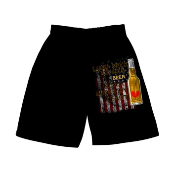 Пляжные шорты Мужская и женская одежда повседневные шорты с цифровой 3D печатью Модный тренд парные брюки 17