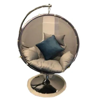 Подвесное кресло Bubble, внутренняя Колыбель, Полусфера, Акриловая корзина, Качели, Подвесной шар, Пространство для прозрачного кресла Nordic
