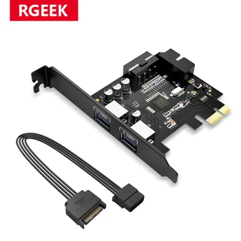 Полностью твердотельный Конденсаторный адаптер карты расширения PCI-E USB 3.0 Концентратор Контроллер с 15-контактным блоком питания Проводящая плата удлинителя