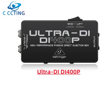Профессиональный и универсальный блок прямого впрыска Behringer Ultra-DI DI400P для сцены и студии