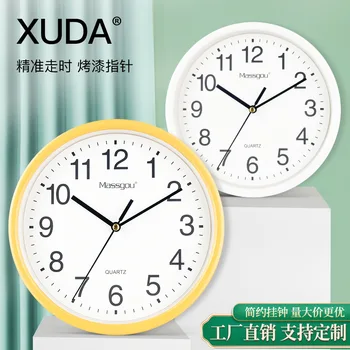 Прямые продажи 6-дюймовых модных часов Креативные настенные часы для украшения гостиной Цветные часы Минималистичные настенные часы Студенческий Clo