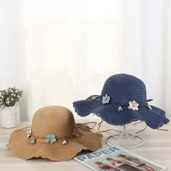 Рыбацкая шляпа для путешествий с широкими полями, летние пляжные женские кепки с закатанными полями, солнцезащитные шляпы, складная соломенная шляпа от солнца