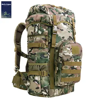 Рюкзак для военной тактики большой емкости объемом 50 л, Водонепроницаемая нейлоновая Армейская сумка Molle, Рюкзаки для путешествий Mochila Militar