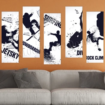 Самоклеящиеся обои ПВХ Nature Division Живопись Картины для домашнего декора DIY Фреска Печатный плакат для оформления стен гостиной