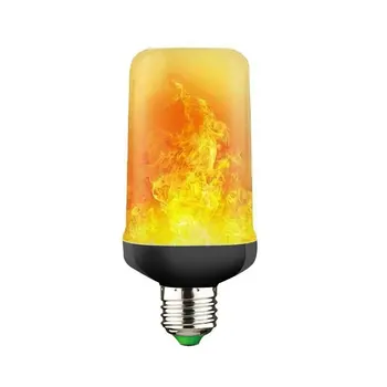 Светодиодная лампа с динамическим эффектом пламени, Многорежимная креативная кукурузная лампа, декоративные светильники для бара, отеля, ресторана, вечеринки
