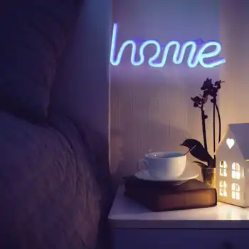 Светодиодная Неоновая лампа с уникальным Домашним Рисунком, Настенная Вывеска, Предложение, Украшение бара для Свадебной вечеринки