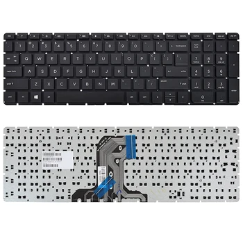 Сменная клавиатура Senmoer для HP 15-AC 15-AF 15-AY 15-BA 15-BG 15-BN 17-X 17-Y 17-AC 17-AY 17-BA без рамки черного цвета