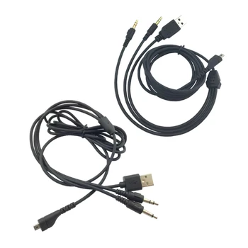 Сменный кабель микрофона RGB USB 3,5 мм, разветвитель беспроводной игровой гарнитуры 45 ВА