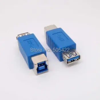 Стандартный адаптер-преобразователь USB 3.0 Type A в разъем-розетку 3.0 Type B