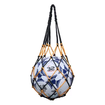 Сумка для футбольной сетки, нейлоновая сумка для хранения Bold, переносное оборудование для переноски одного мяча, спорт на открытом воздухе, футбол, баскетбол, волейбольная сумка