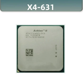 Четырехъядерный процессор Athlon II X4 631 с частотой 2,6 ГГц AD631XWNZ43GX Socket FM1