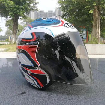 Шлем с открытым лицом 3/4 размера SZ-Ram 3, синий велосипедный мотоциклетный шлем, защитный шлем для грязевых гонок на мотоциклах и картинге, Capacete