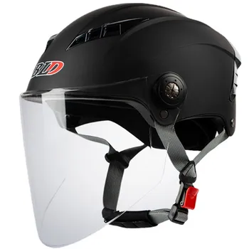 Электрический Велосипедный шлем Мужчины Женщины Дорожный велосипед Регулируемая емкость С Защитными очками Защита безопасности Мотоцикла Велосипедный головной убор